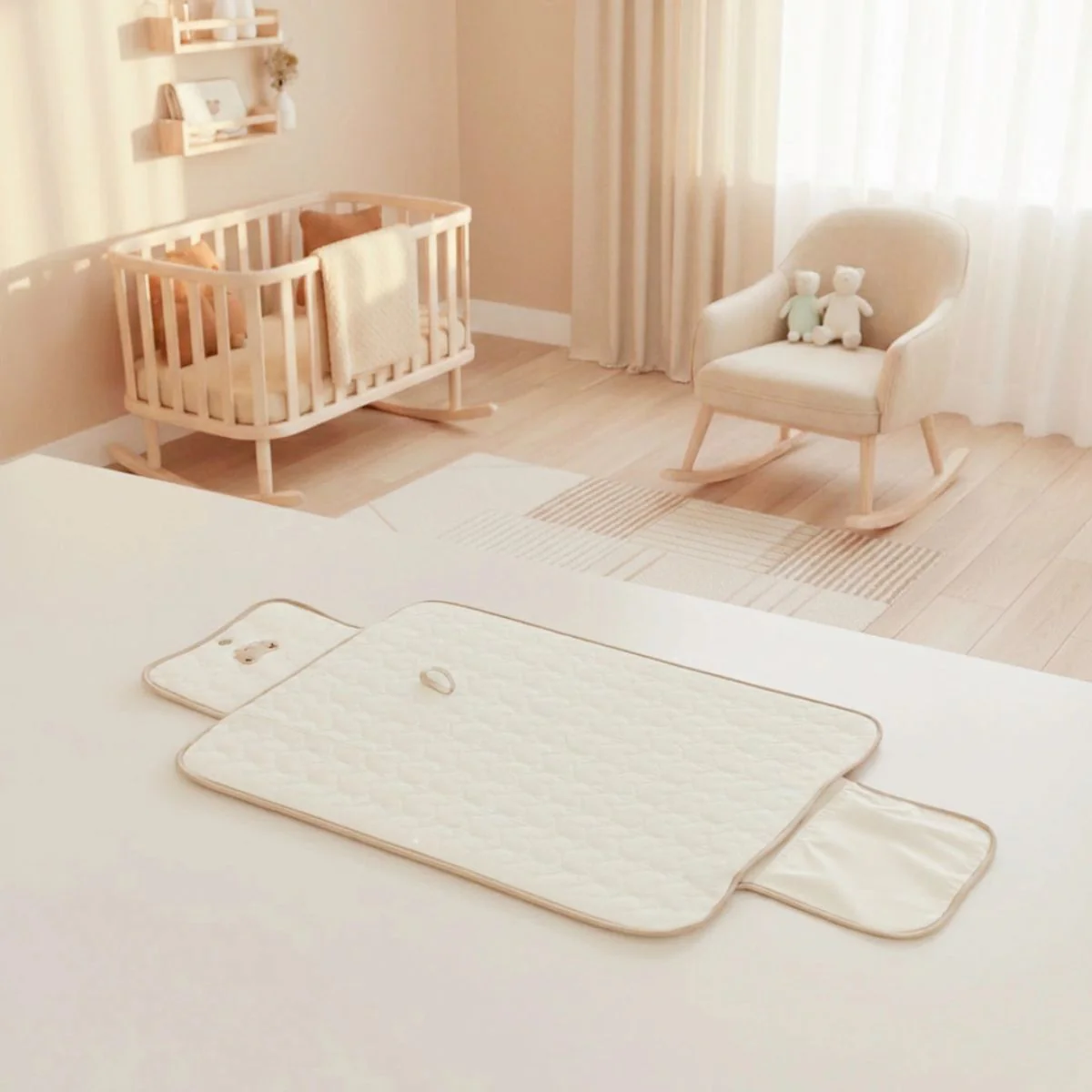 Portable Diaper Changing Pad - Bear - Image 7