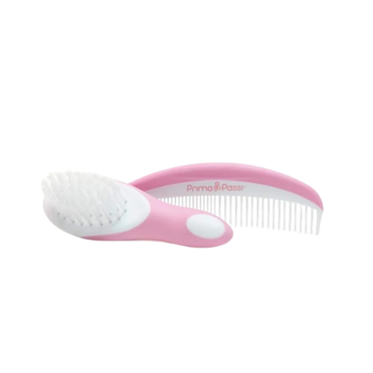 Primo Passi Baby Hair Brush and Comb Set - Pink - Image 3