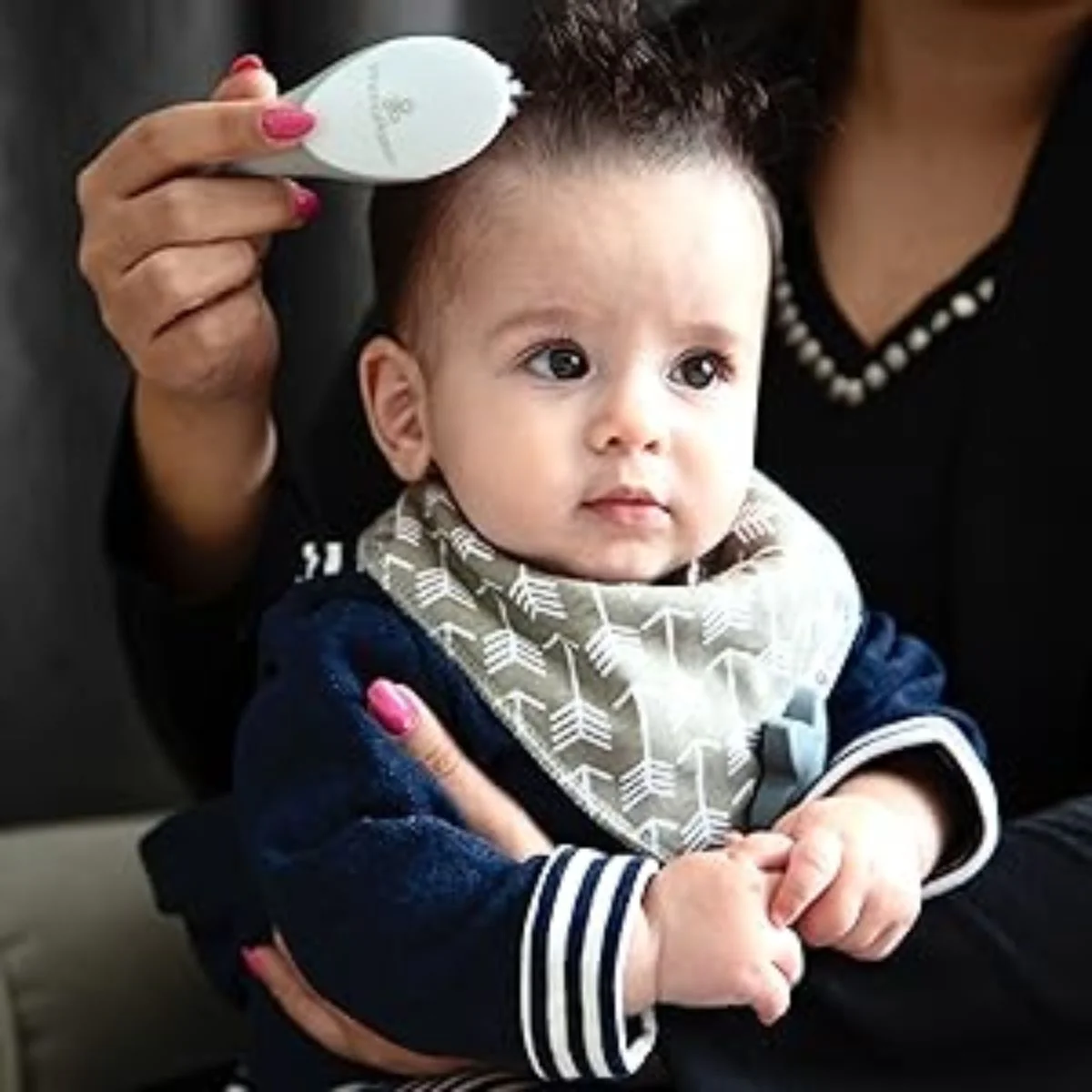 Primo Passi Baby Hair Brush and Comb Set - Pink - Image 4