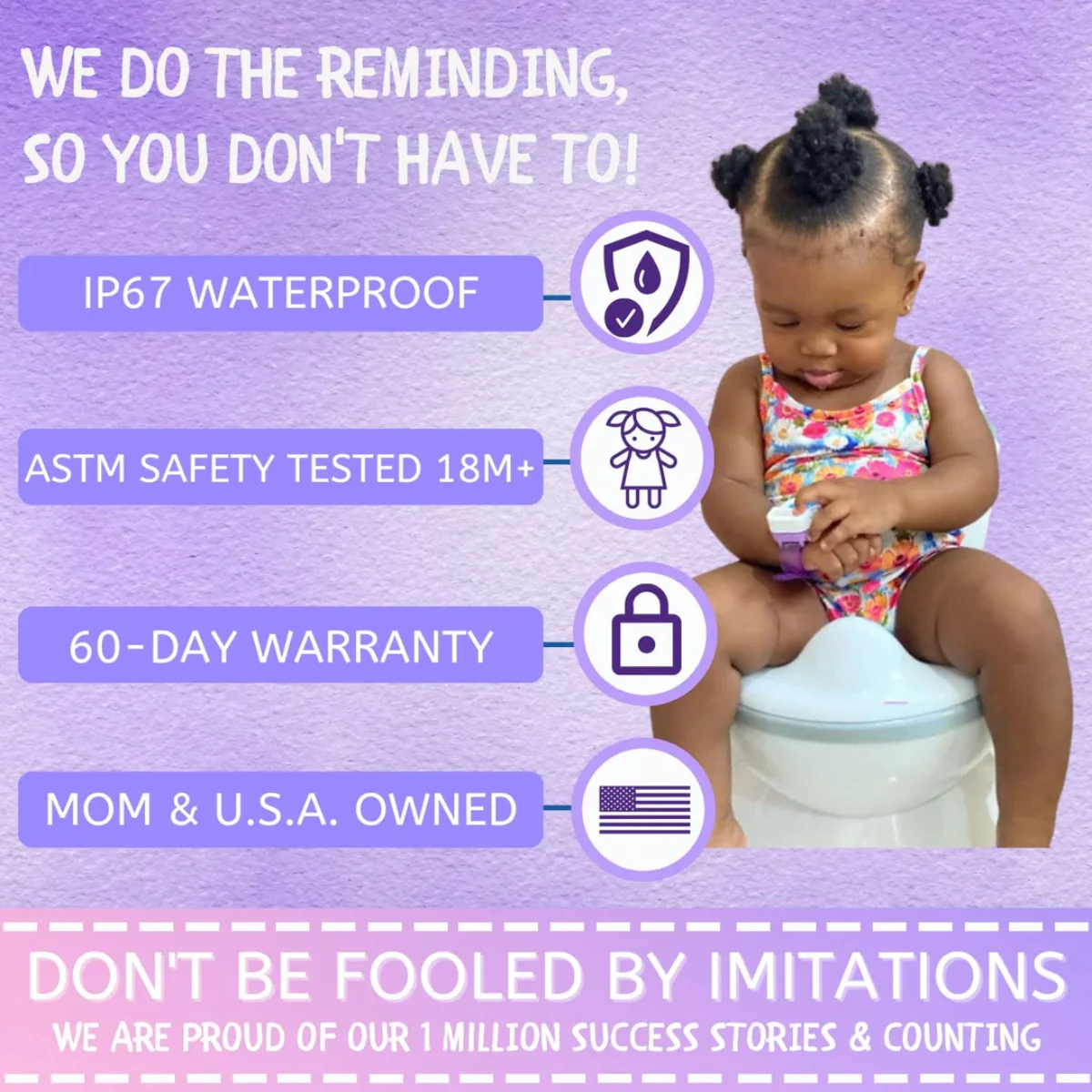 Potty Time Potty Watch - Purple - Image 10