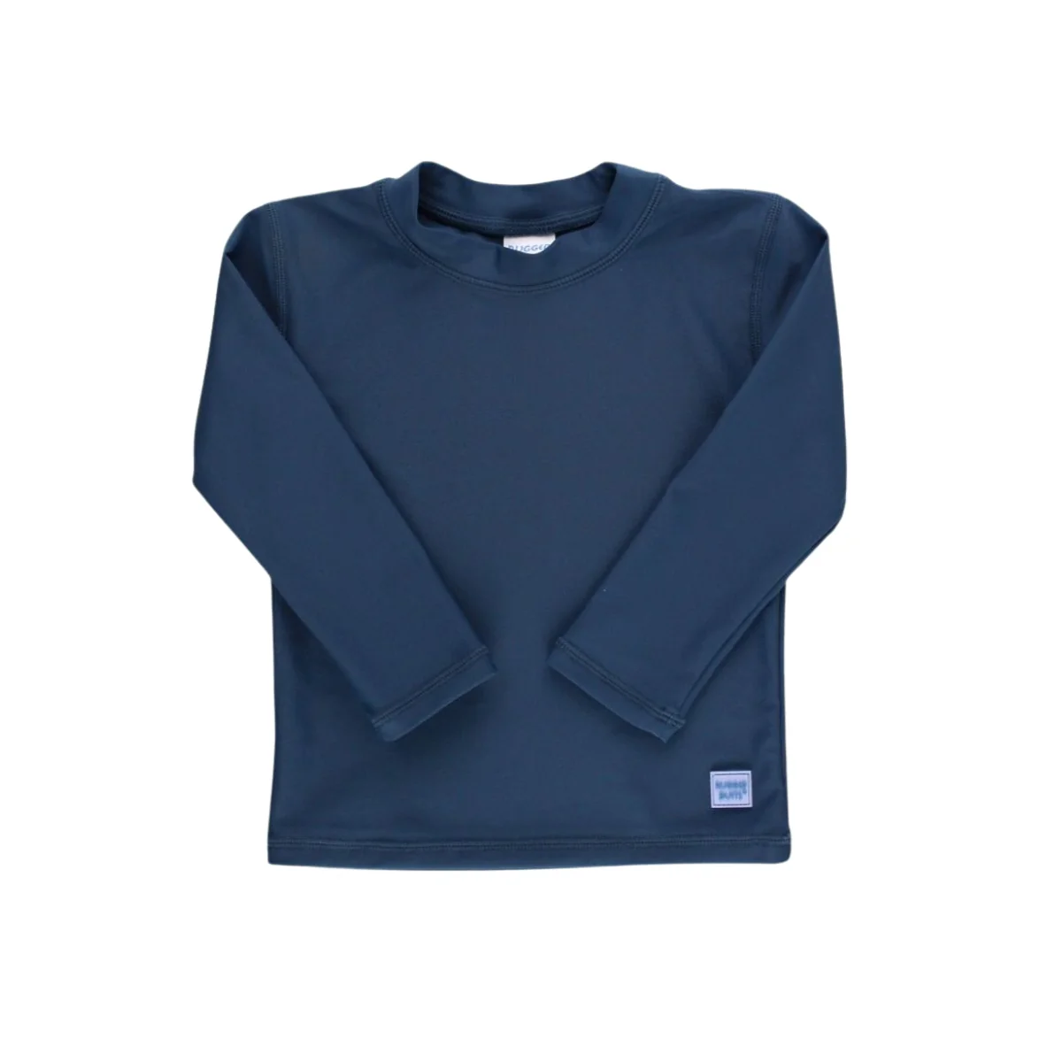 Rugged Butts Long Sleeve Rash Guard - Navy - 12-18M