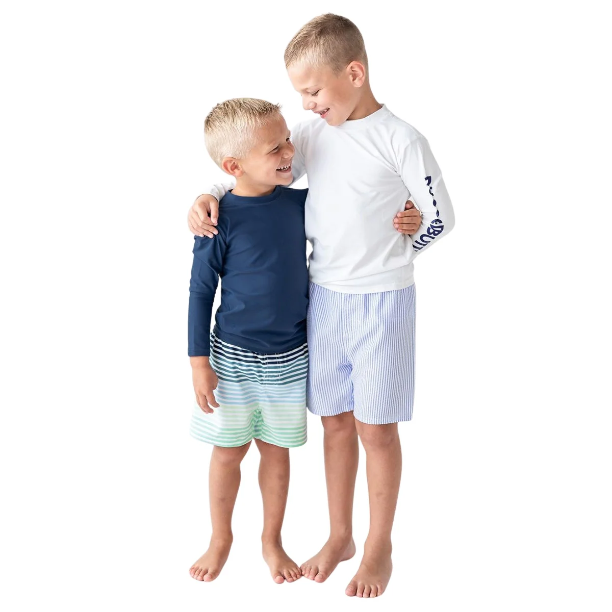 Rugged Butts Long Sleeve Rash Guard - Navy - 12-18M - Image 4