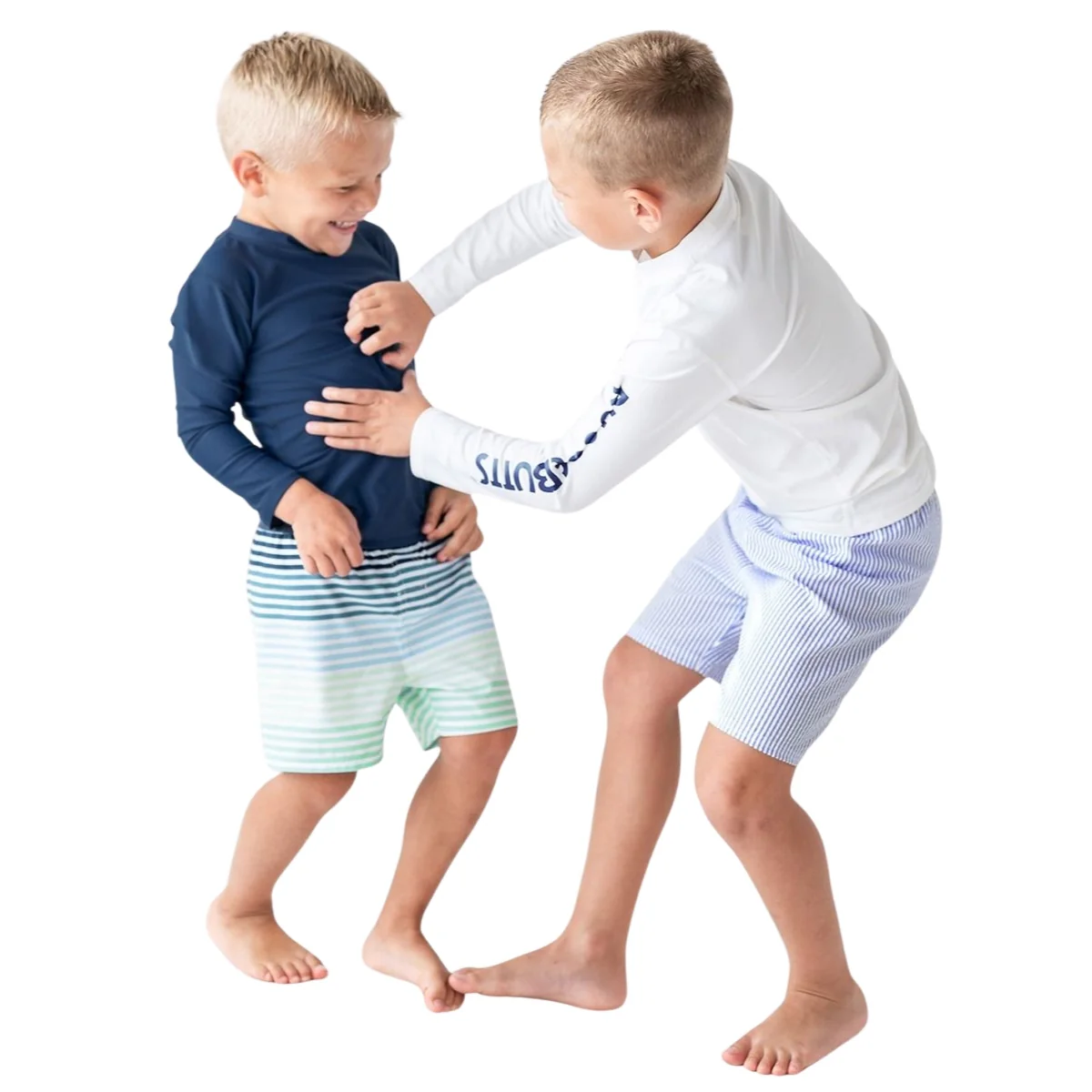 Rugged Butts Long Sleeve Rash Guard - Navy - 12-18M - Image 6