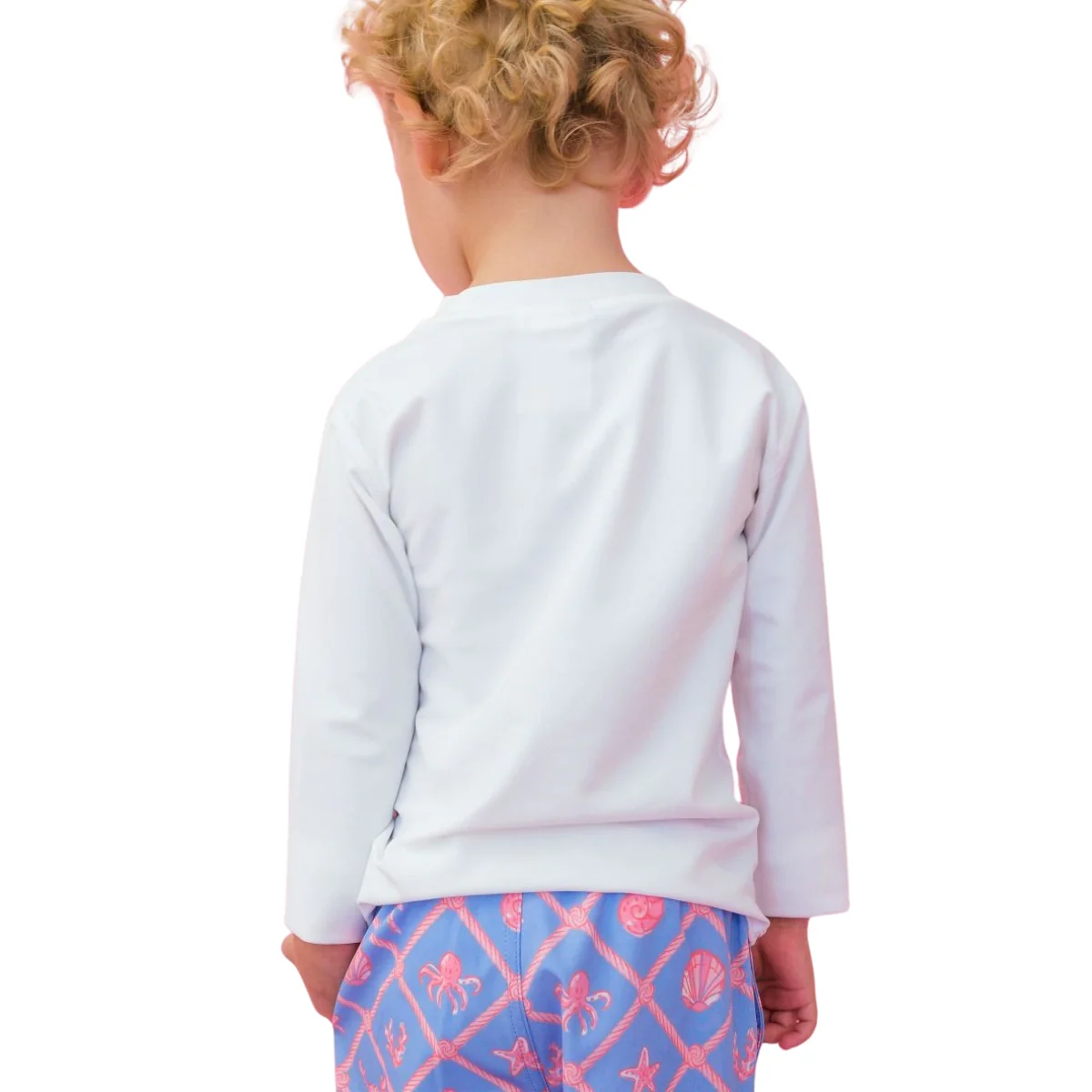 Rugged Butts Long Sleeve Rash Guard - White - 12-18M - Image 4