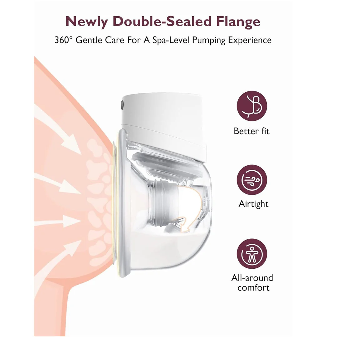 S12 Pro Wearable Breast Pump - High Efficiency White - Image 7