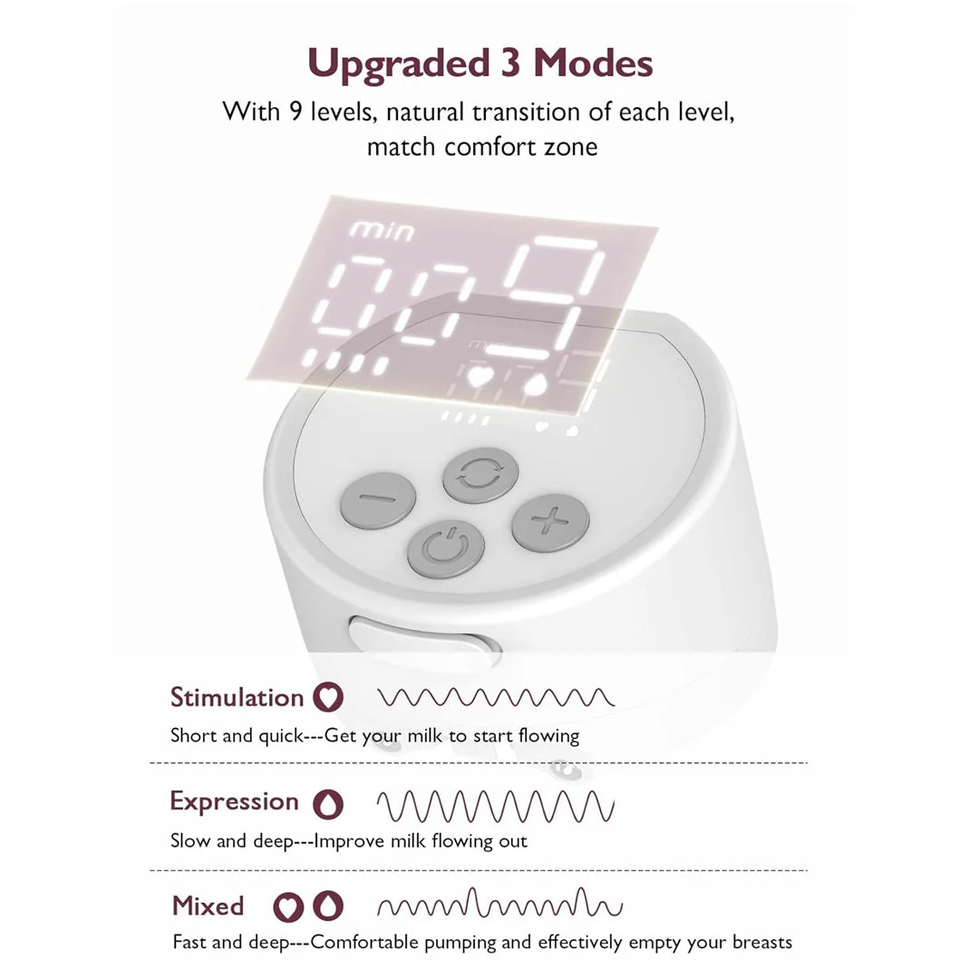 S12 Pro Wearable Breast Pump - High Efficiency White - Image 8