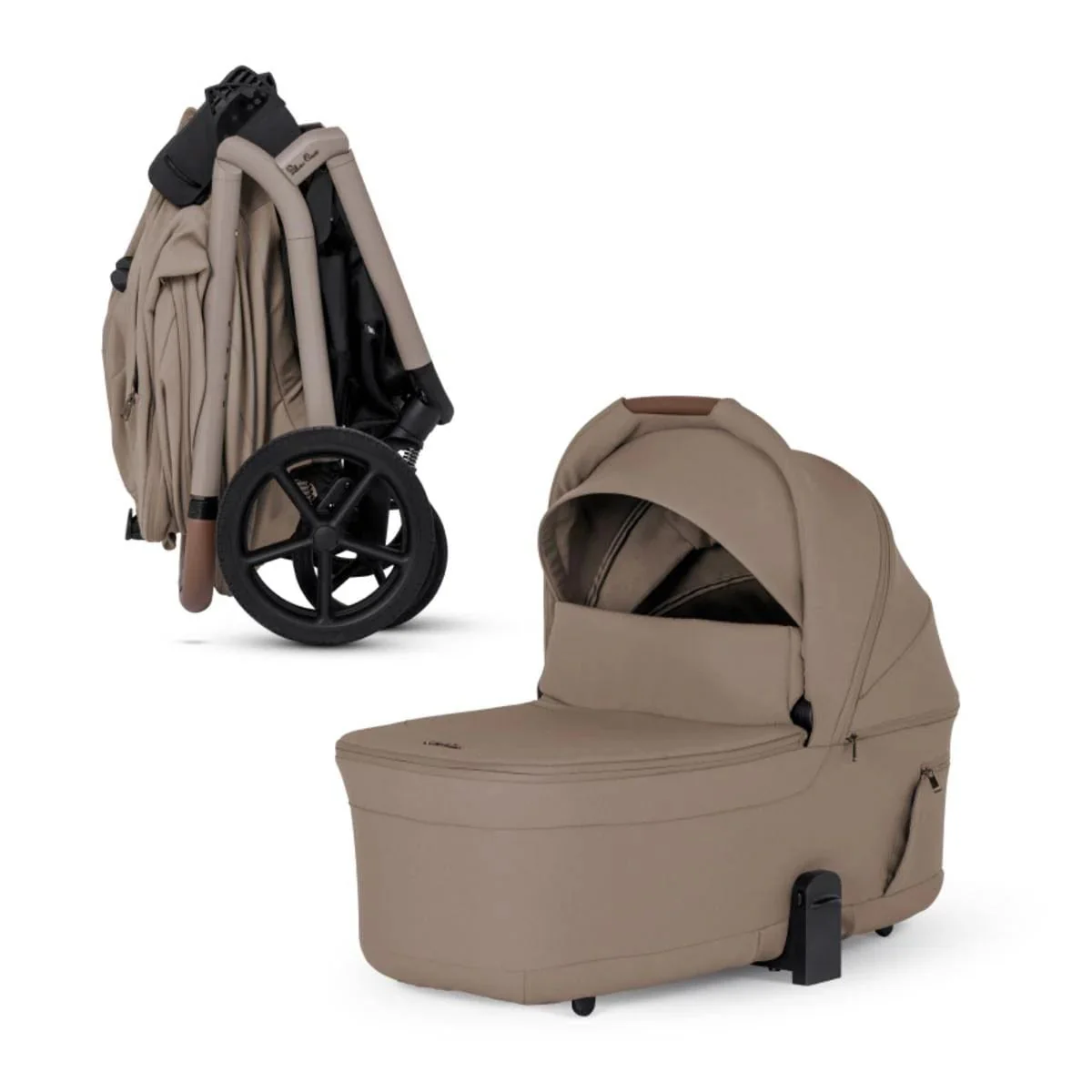 Silver Cross Breez Compact Bassinet - Champagne