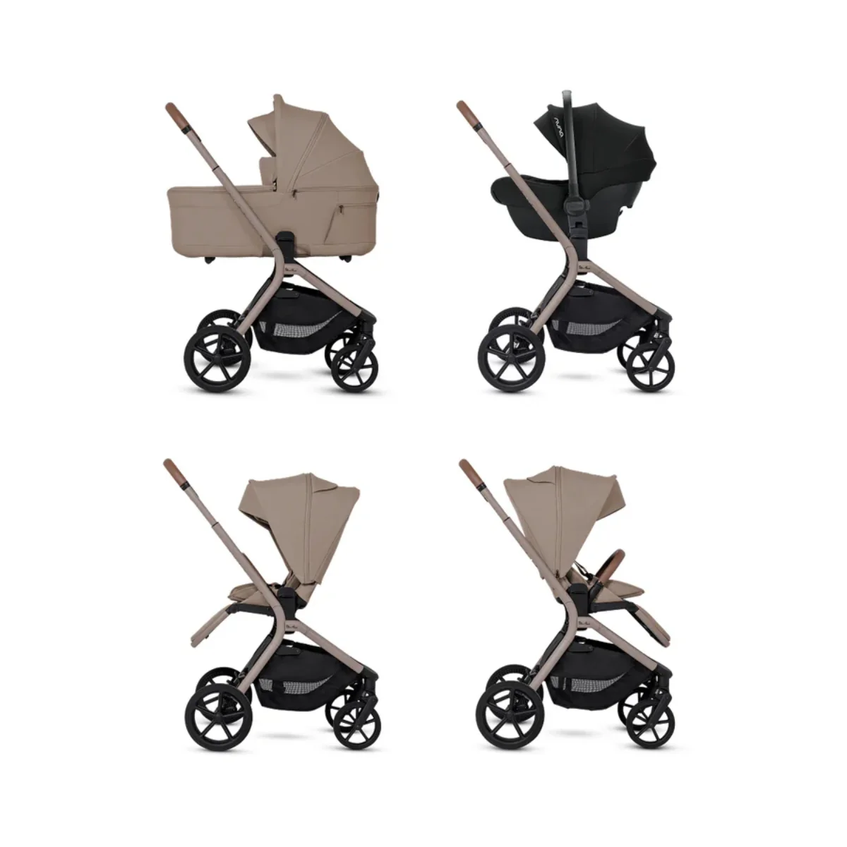 Silver Cross Breez Modular Stroller - Champagne - Image 8