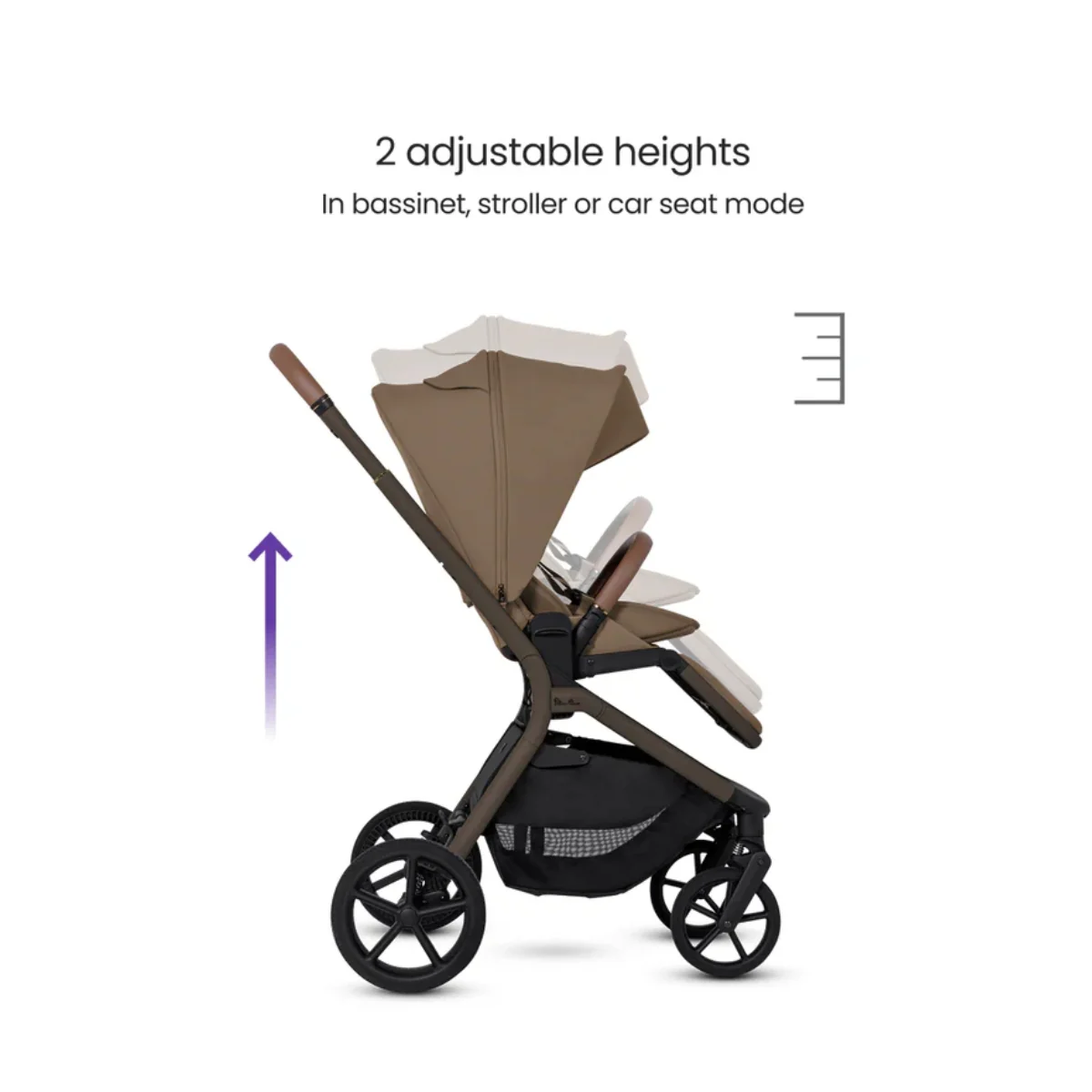 Silver Cross Breez Modular Stroller - Maple - Image 7
