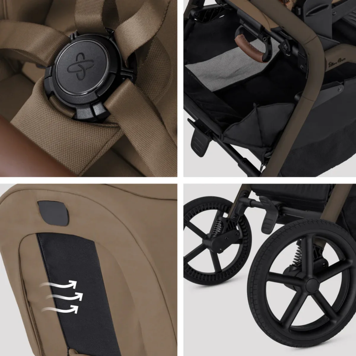 Silver Cross Breez Modular Stroller - Maple - Image 9