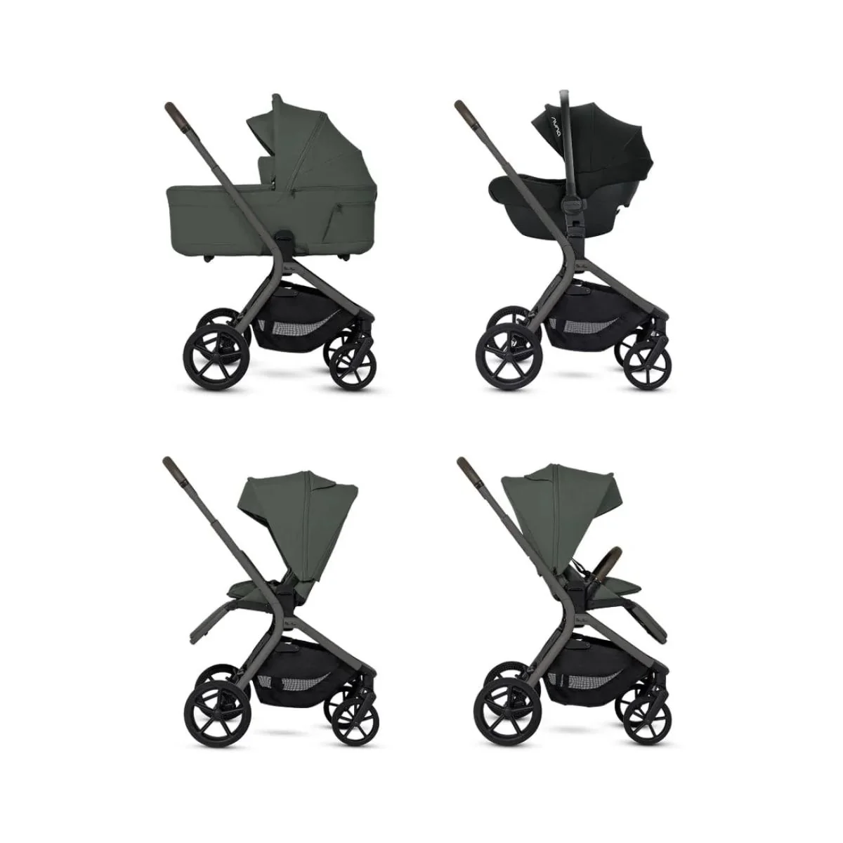 Silver Cross Breez Modular Stroller - Pewter - Image 8