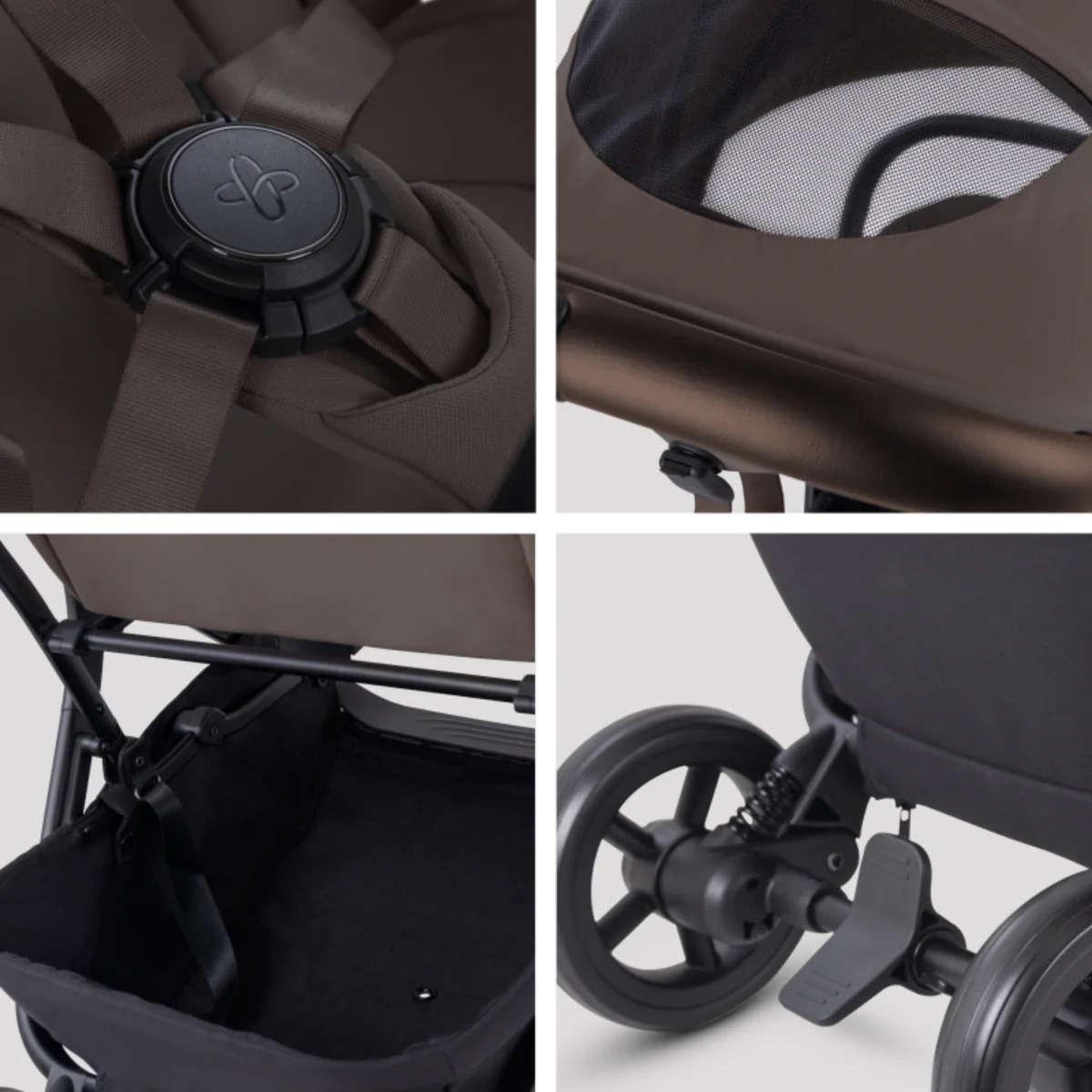 Silver Cross Nia Compact Travel Stroller - Chocolate - Image 9