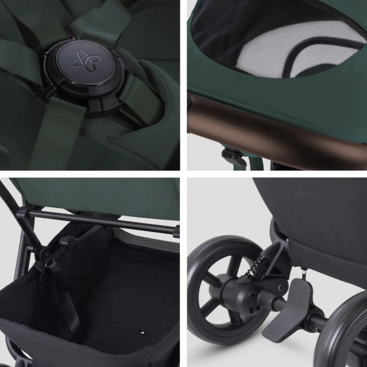 Silver Cross Nia Compact Travel Stroller - Conifer - Image 9