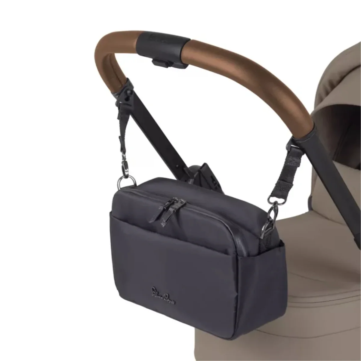 Silver Cross Universal Parent Stroller Organizer - Black - Image 3