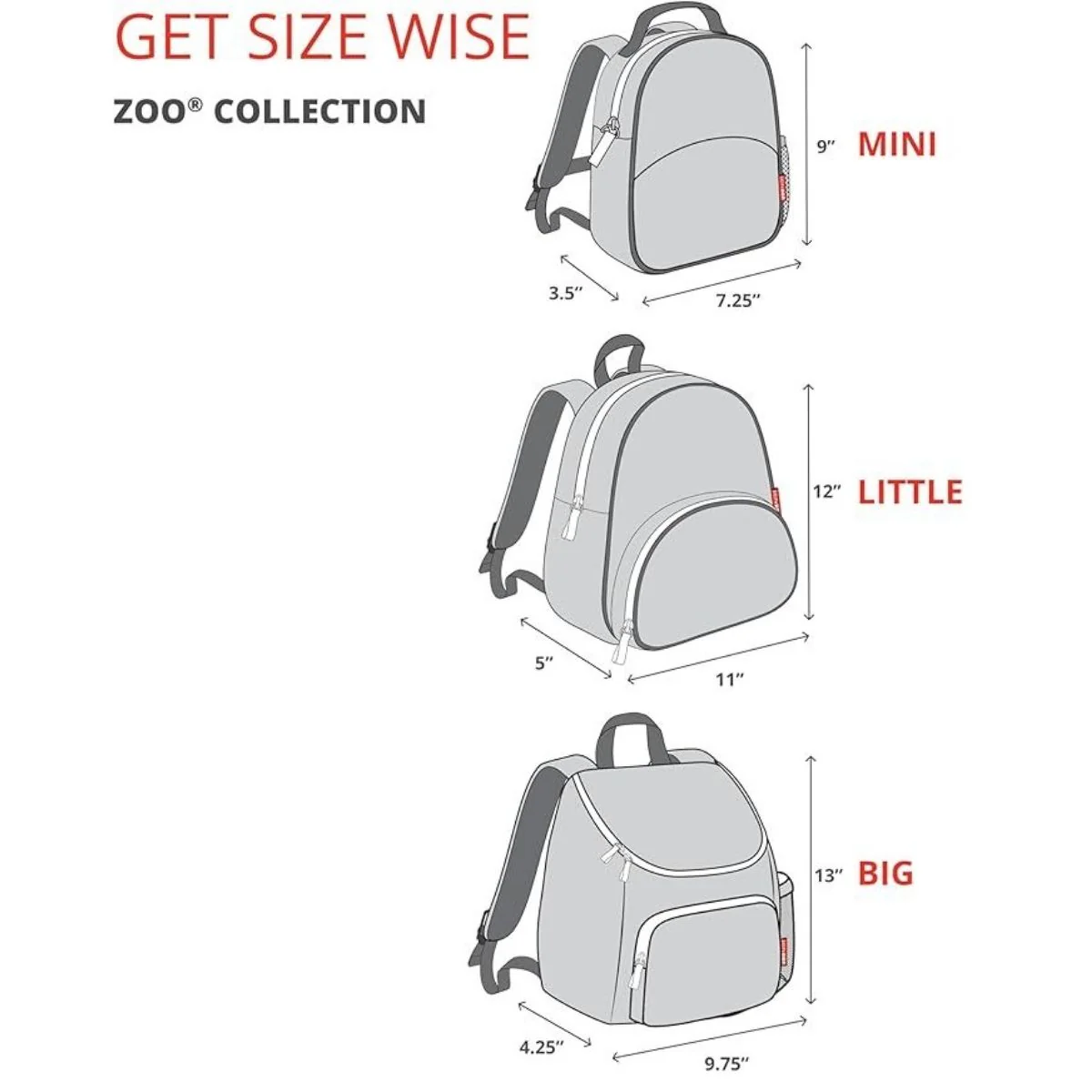 Skip Hop Big Kid Backpack - Pug - Image 7