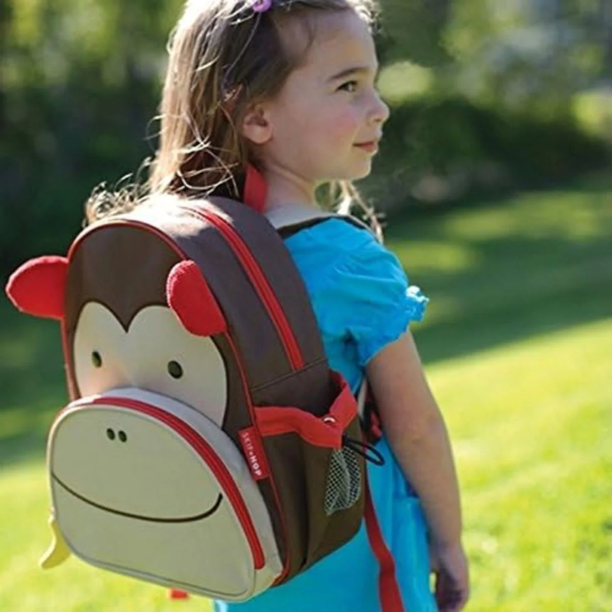 Skip Hop Little Kid Backpack - Monkey - Image 5