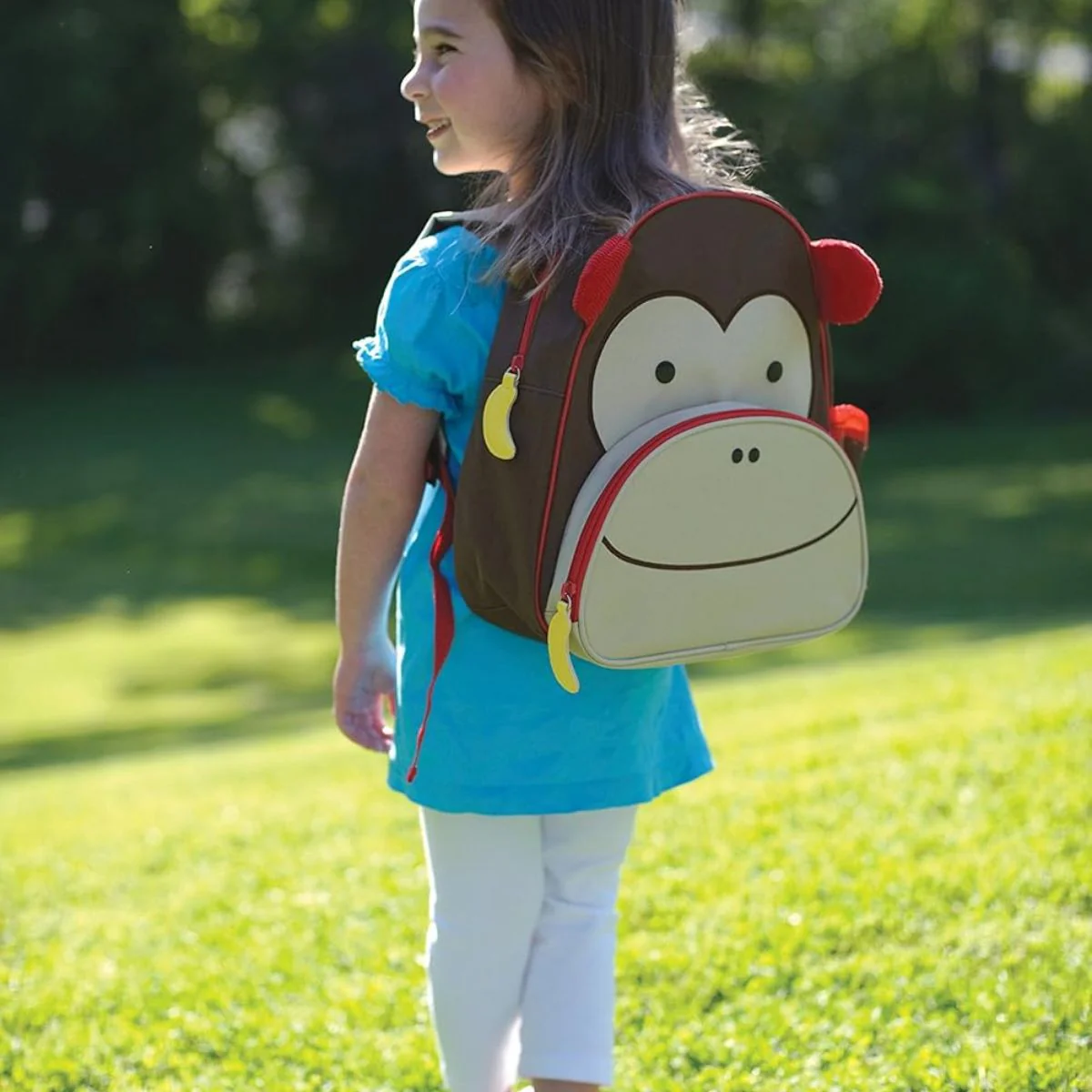 Skip Hop Little Kid Backpack - Monkey - Image 6