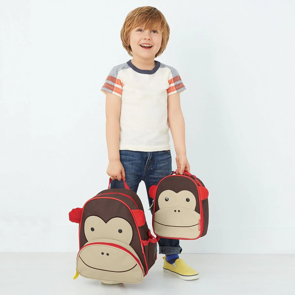 Skip Hop Little Kid Backpack - Monkey - Image 8