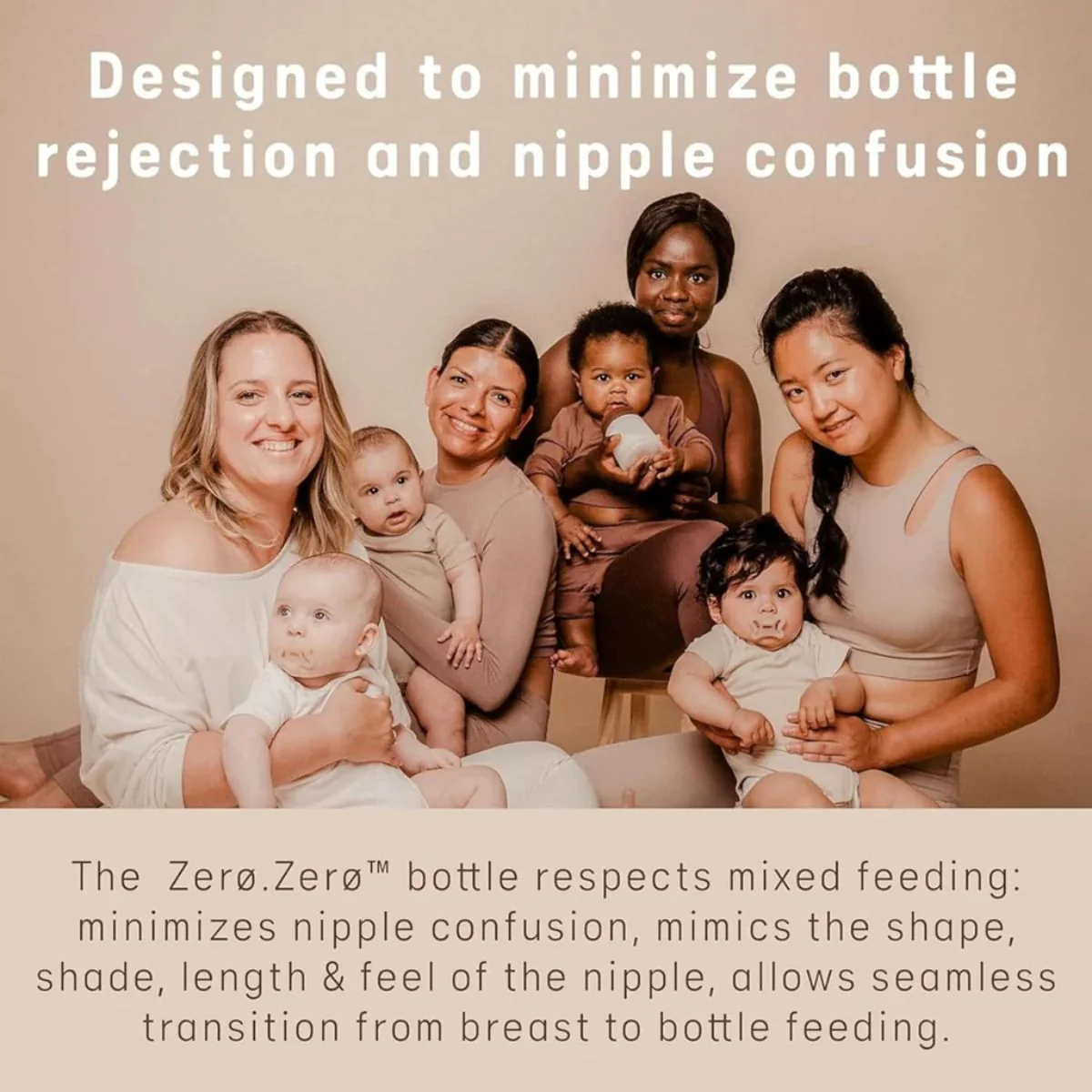 Suavinex Zero.Zero Anti-Colic Baby Bottle 6oz Adaptable Flow 0M+ - Medium - Image 6