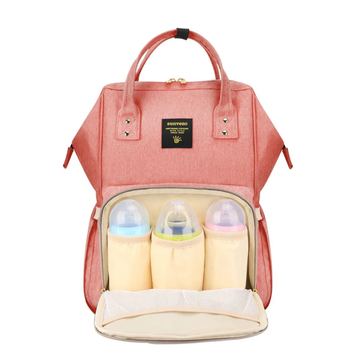 Sunveno Classic Diaper Backpack - Pink - Image 3