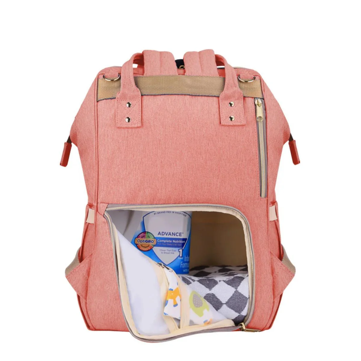 Sunveno Classic Diaper Backpack - Pink - Image 6