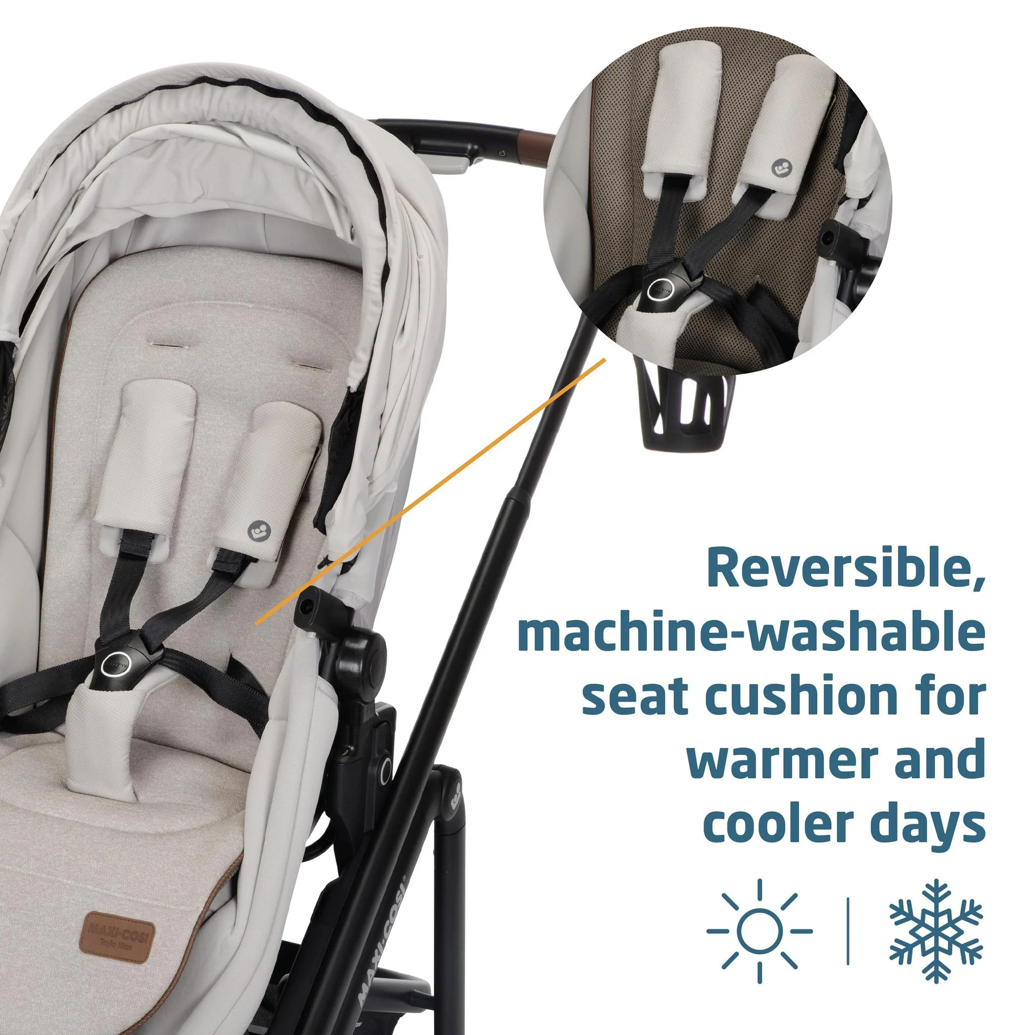 Maxi Cosi Tayla Max Stroller - Desert Wonder - Image 15