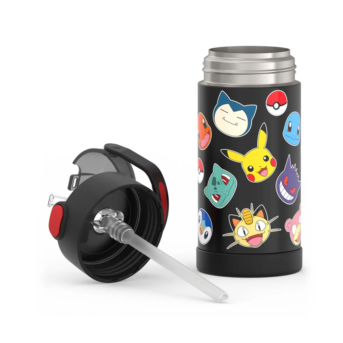 Thermos Funtainer Water Bottle With Straw 12 OZ - Pokémon - Image 7