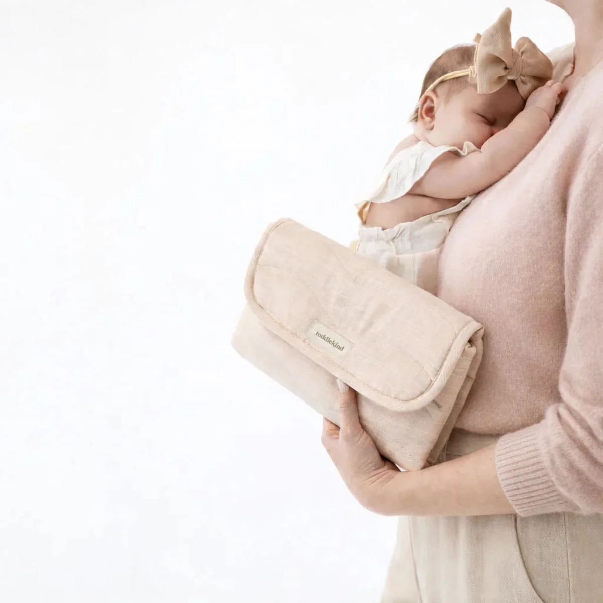 Toddlekind Mini Maven Portable Changing Pad - Blush - Image 10
