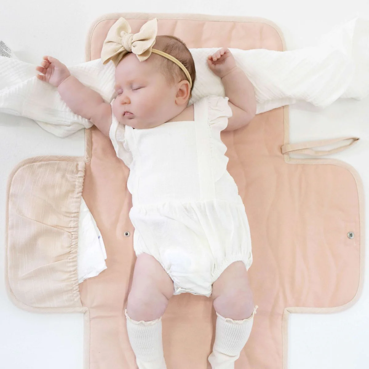 Toddlekind Mini Maven Portable Changing Pad - Blush - Image 9