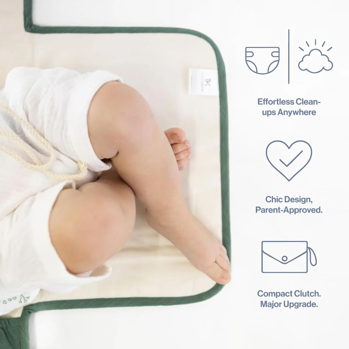 Toddlekind Mini Maven Portable Changing Pad - Forest - Image 4