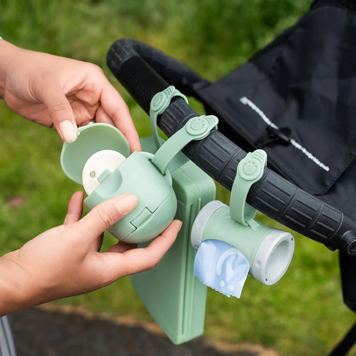 Ubbi On-The-Go Pacifier Holder - Sage - Image 11