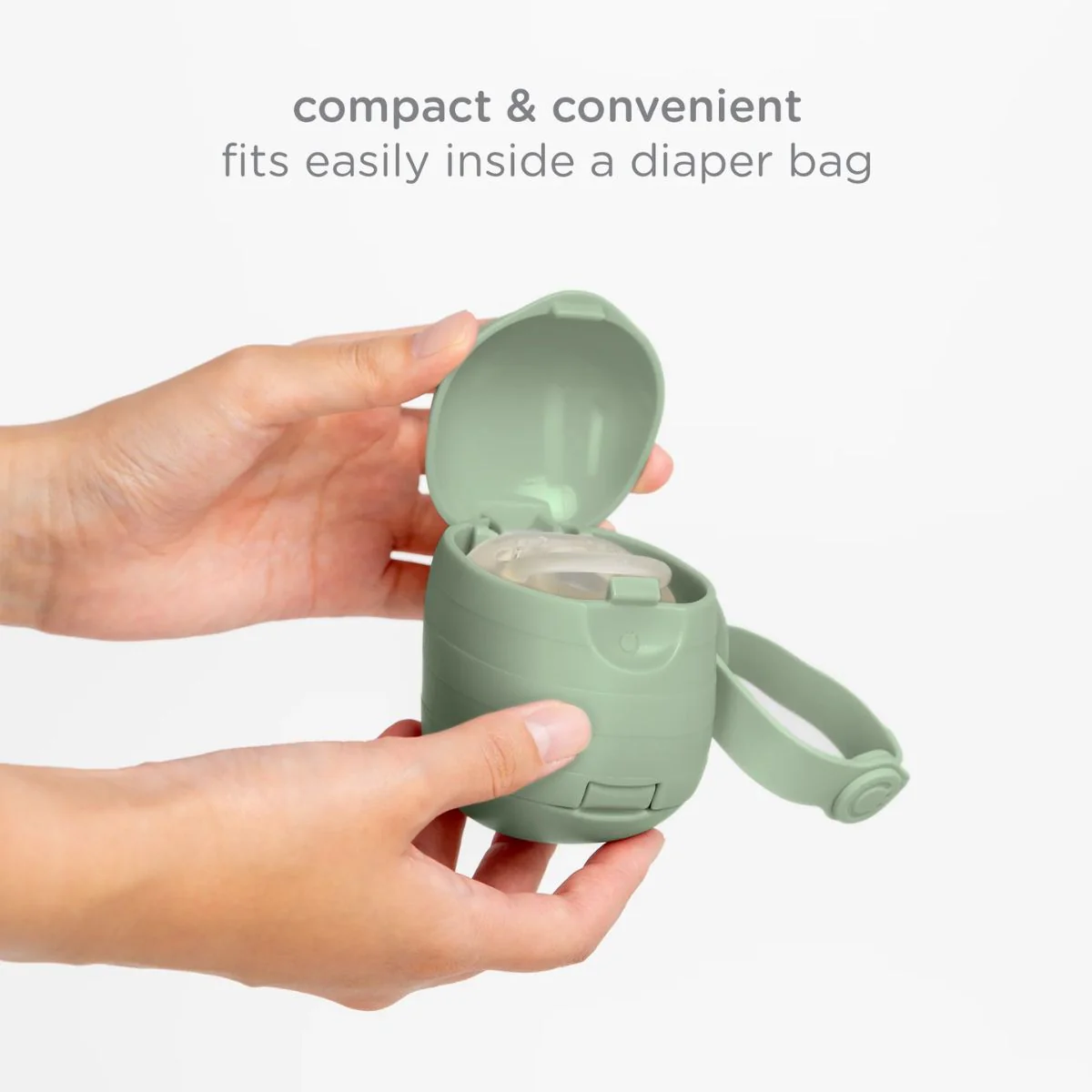 Ubbi On-The-Go Pacifier Holder - Sage - Image 7