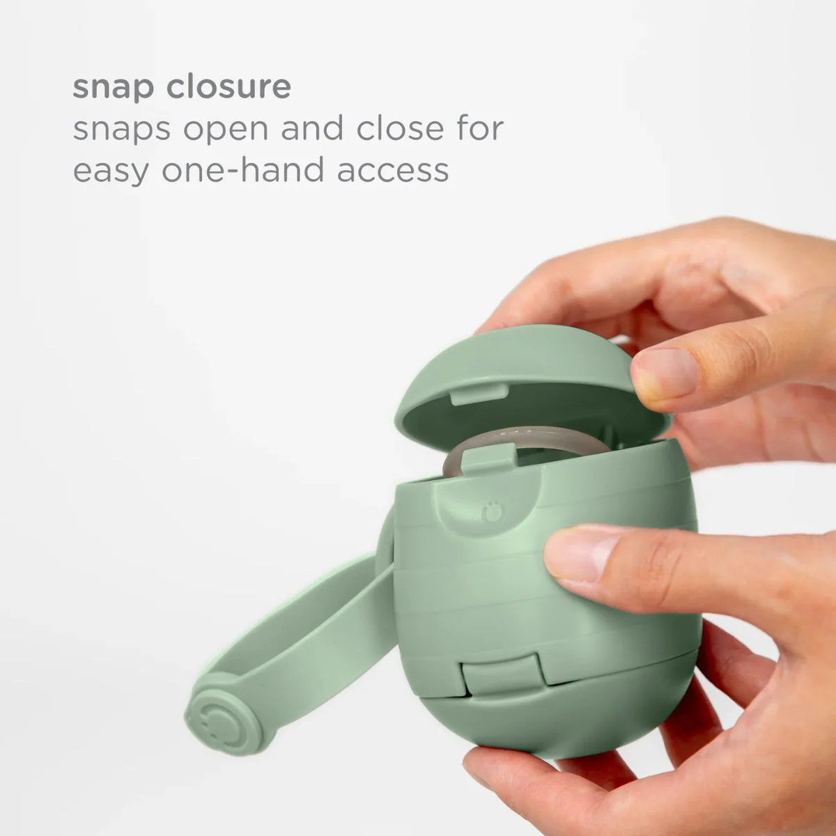 Ubbi On-The-Go Pacifier Holder - Sage - Image 8
