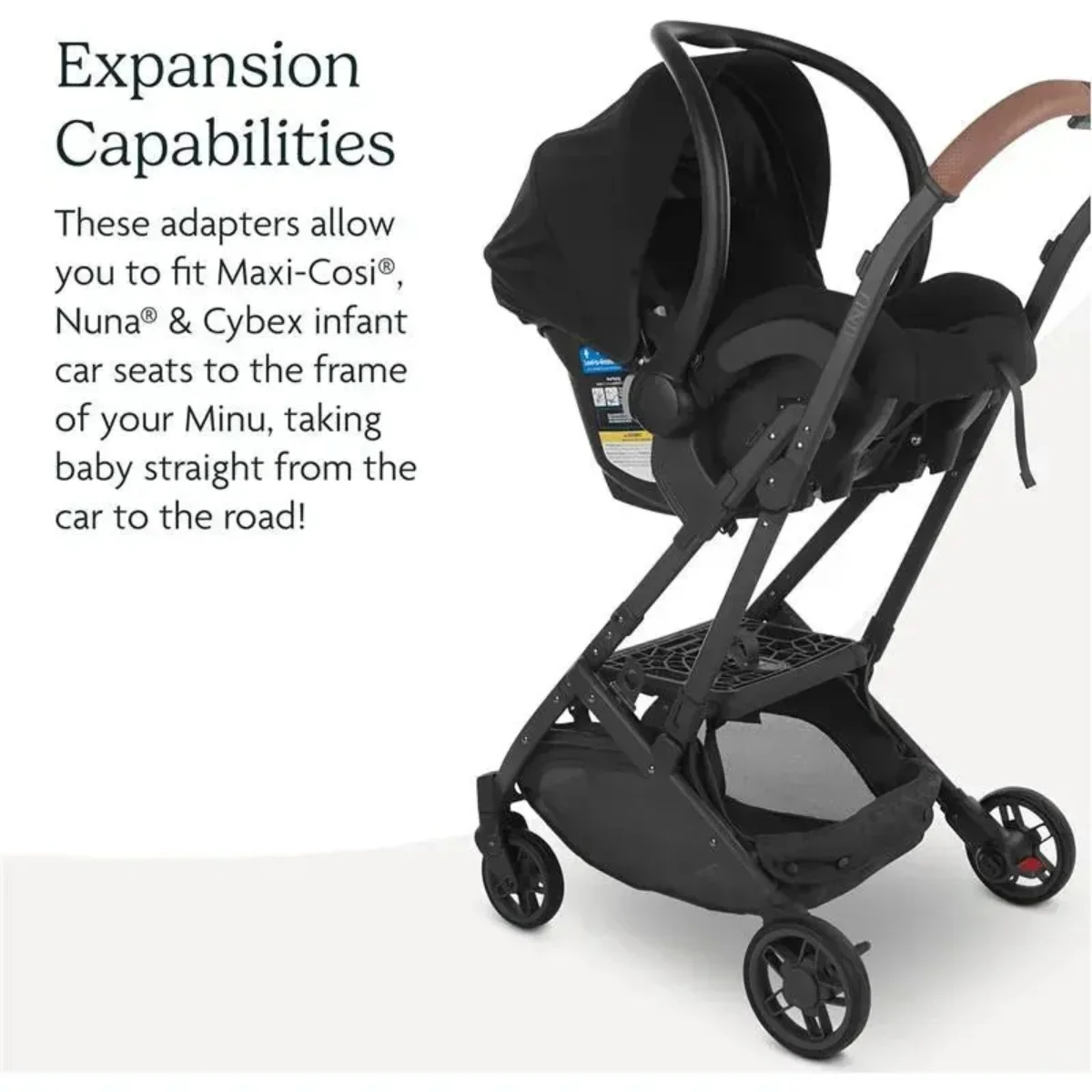 Uppababy Minu/Minu V2 Adapter Maxi-Cosi Nuna Cybex Besafe - Image 2
