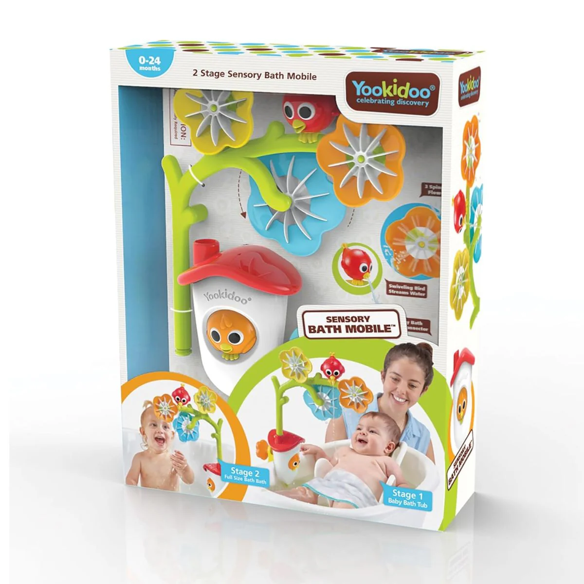 Yookidoo Bath Toy Sensory Bath Mobile 0-24M - Image 8
