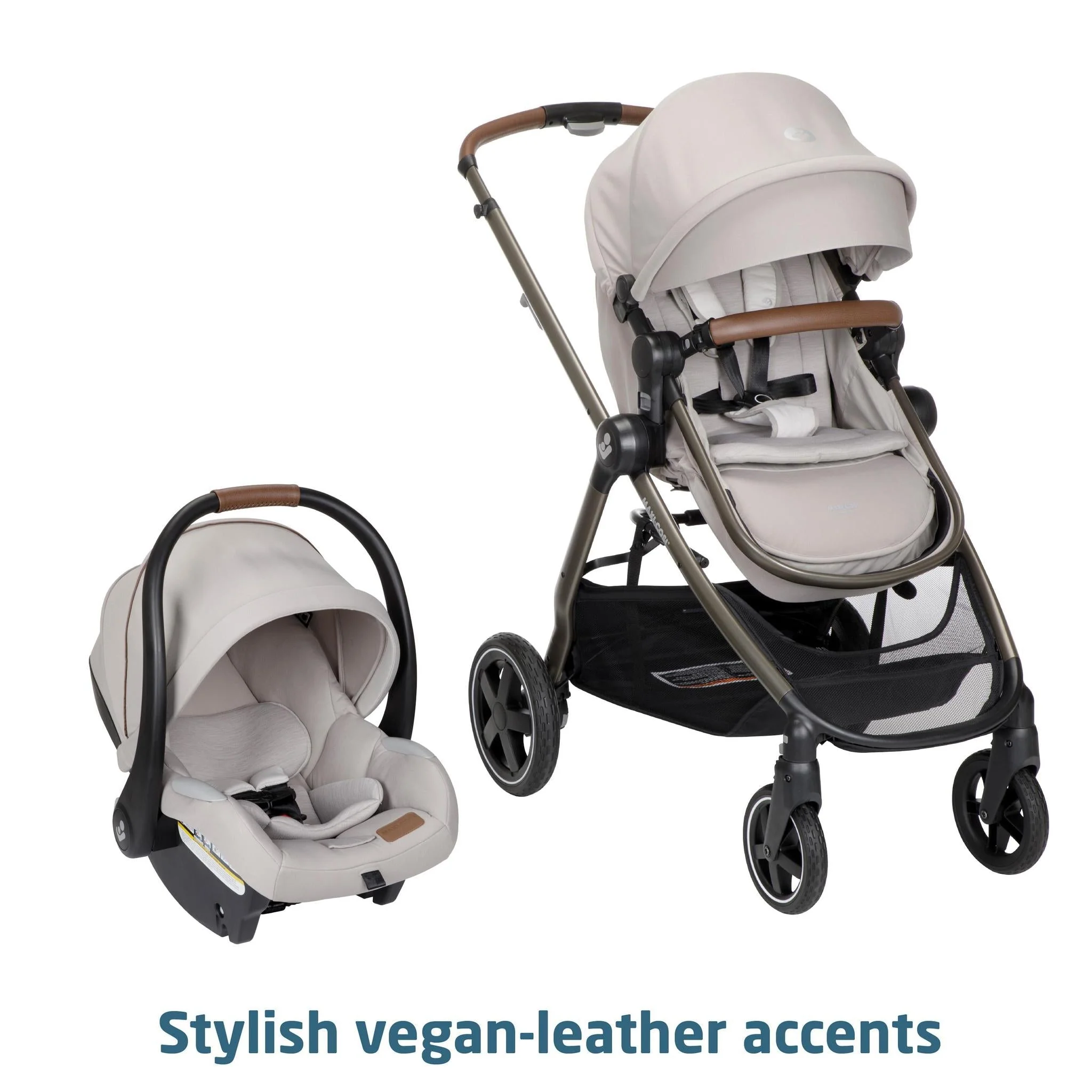 Maxi-Cosi Zelia Luxe 5-in-1 Modular Travel System - New Hope Tan - Image 9