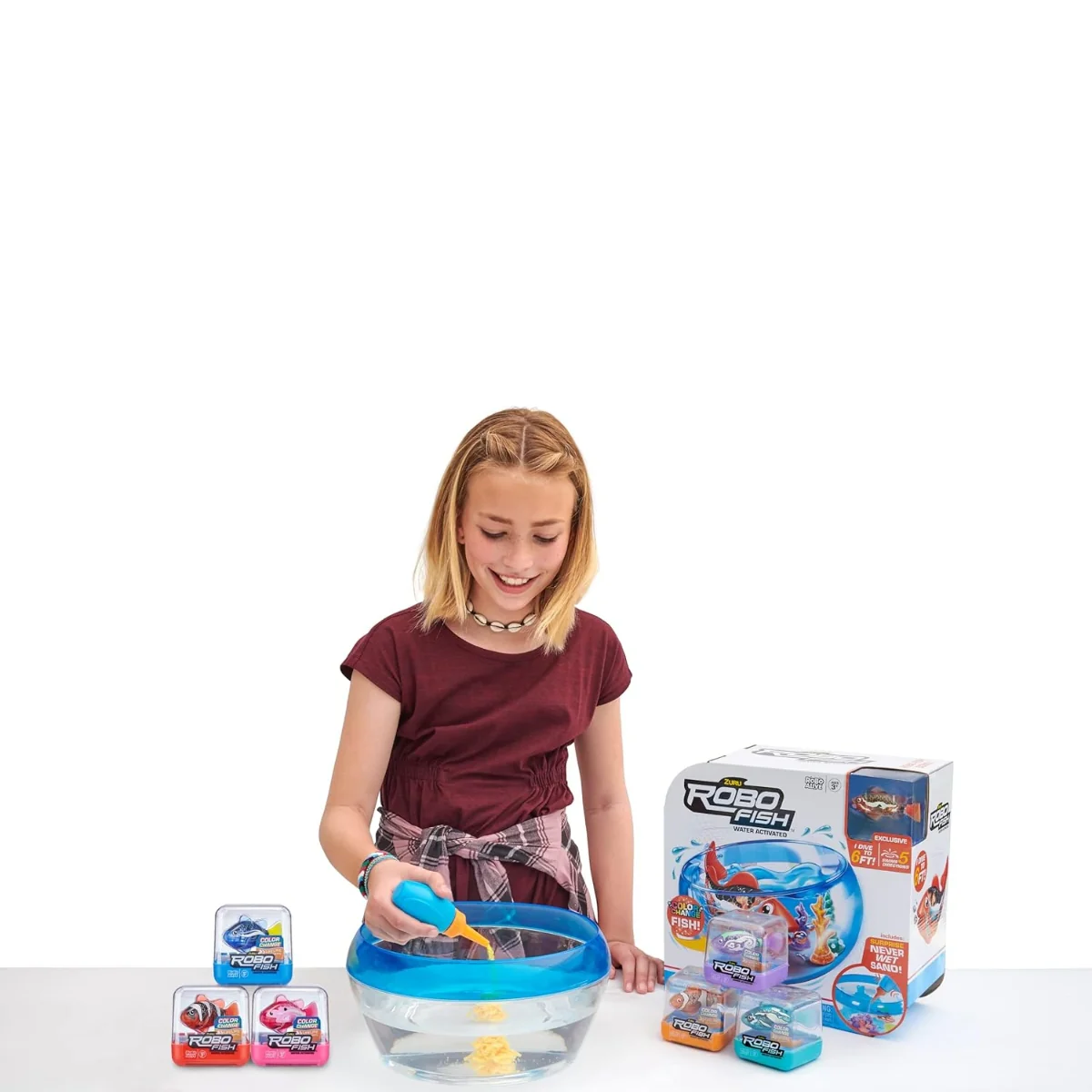 ZURU Robo Fish Playset Water Activated - Image 4